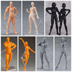 Multicolore / Poupée masculine (grise)