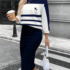 Blue and White / M