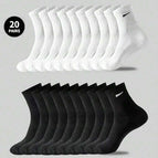 Multicolor / 20 Pairs Of White