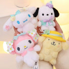 Multicolor / Flowers Pompompur Keychain