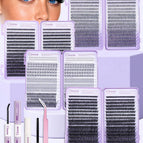 Black / Natural Eyelash Set