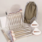 Gold / 13pcs Eye Makeup Brushes