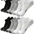 Multicolor / 15 Pairs (5 Black + 5 White + 5 Gray)