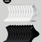 Multicolor / 10 Pairs Of Black