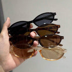 4pcs Black Champagne Leopard Print Dark Tea / One Size