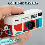 White / Camera + Keychain + Lanyard + Data Cable