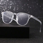 Transparent / 1 flat transparent white frame