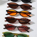 6pcs Black Tea Leopard Print Green / One Size