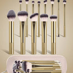 Doré / 13 pinceaux de maquillage