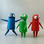 Multicolore / Rouge-13cm