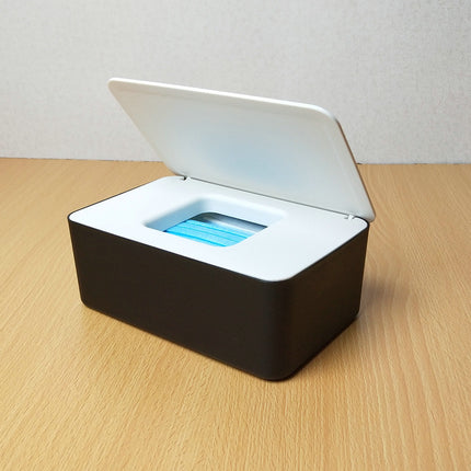 Spot Wet Tissue Box with Lid Paper Box Mask Box Storage Box Household Dust-proof Desktop Sealed Wet Tissue Box