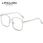 Dumb silver frame + anti-blue light needs brand glasses case to take another 503