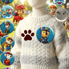 Multicolore / 6 badges aléatoires