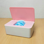 White box with powder cover