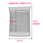 n gray suede square partition