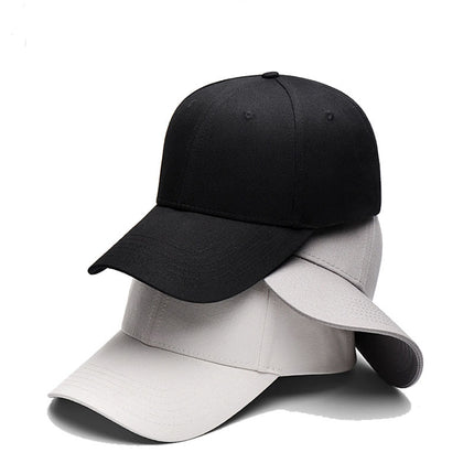 Amazon Cross-Border High-End Pure Cotton Six-Panel Baseball Cap Manufacturer In-Stock Thickened Sun Hat with Printed Embroidery