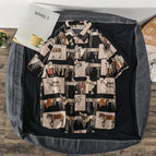 Black [degree 1138 - pony] short-sleeve shirt / M