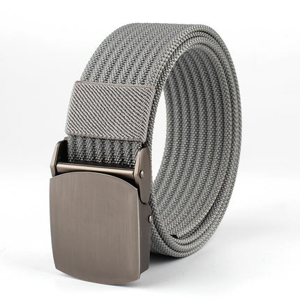 Alloy Buckle Nylon Woven Leather Belt Canvas Tactical Outdoor Versatile Workwear Security Belt Military Training Belt