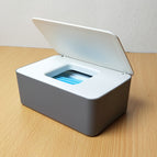 White cover gray box