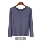 Round neck blue / XXL (70.00 kg-80.00 kg