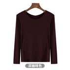 Round Neck Deep coffee / XXL (70.00 kg-80.00 kg