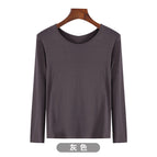 Round neck gray / XXL (70.00 kg-80.00 kg