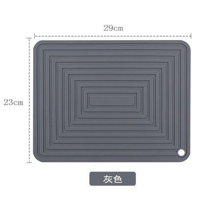 Large 29cm Silicone Pot Mat Square Thickeneded Insulation Mat Anti-Slip Corrugated Kitchen Table Casserole Mat Anti-Heat
