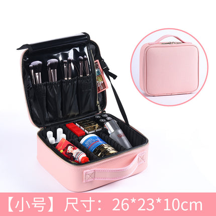 Detachable partition portable cosmetic bag small size portable South Korea simple cosmetic storage bag travel heel makeup Net Red