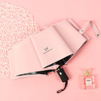 UV full automatic-light pink / Vinyl umbrella