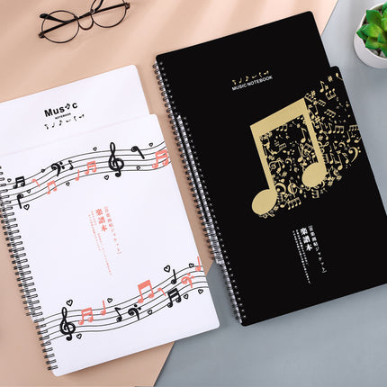 A4 New Information Booklet Loose-Leaf Transparent Insert Bag Music Score Folder Piano Music Score Folder Student Picture Folder Storage Book