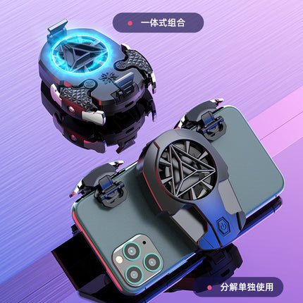 Rechargeable mobile phone radiator eat chicken artifact integrated 2-in-1 Z02 heat-eating chicken artifact suit