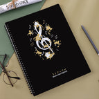 D-4 treble clef White 40 pages (front and back 80)