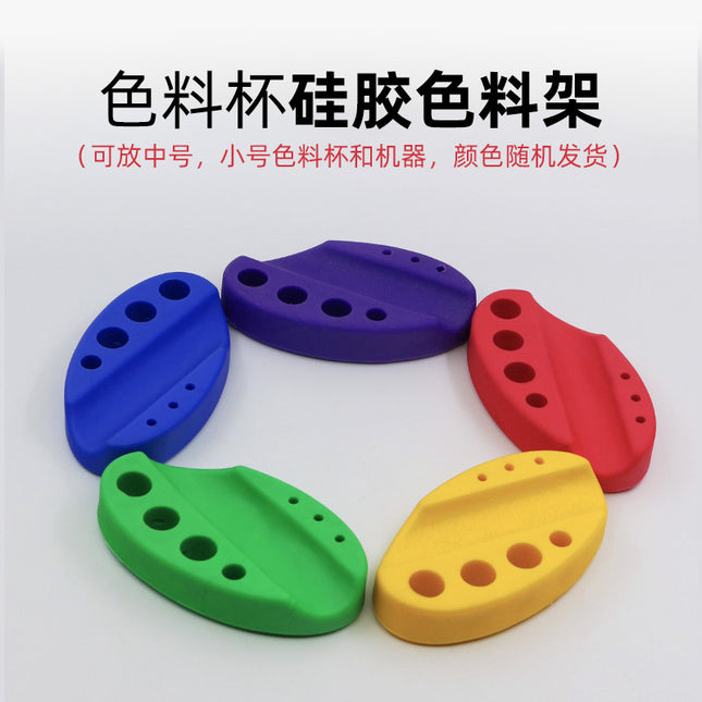 tattoo silicone color cup holder tattoo transparent acrylic color rack color palette cup base supplies tools