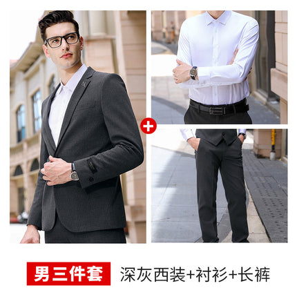 Gray Suit Car 4S Shop Workwear Sales Department Administrative Work Uniform Unisex Professional Suit Set