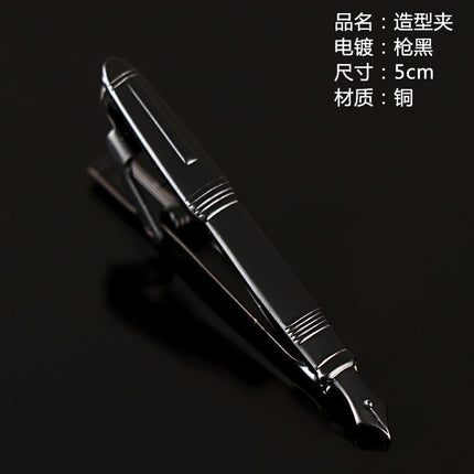 Fashion Personality Tableware Glasses Special Shape Men's Suit Tie Clip Creative Gift Fashion Features Tie Clip