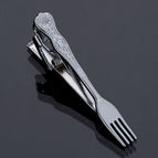Silver knife and fork