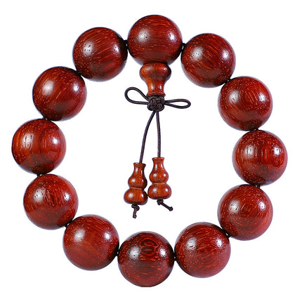 Brazil red sandalwood bracelet 2.0 safflower pear bracelet men's and women's lovers jewelry wooden play mahogany beads manufacturers