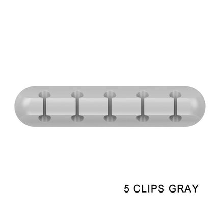New desktop charging data cable holder multi-port creative storage wire silicone cable organizer hub