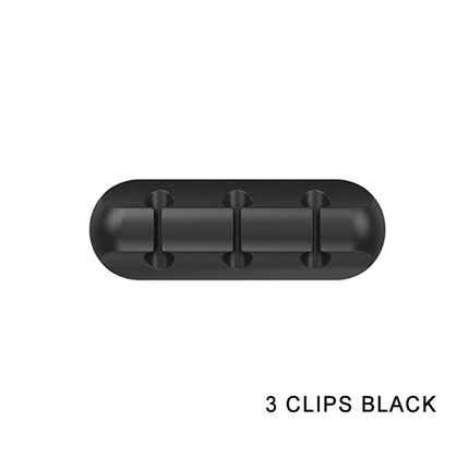 New desktop charging data cable holder multi-port creative storage wire silicone cable organizer hub