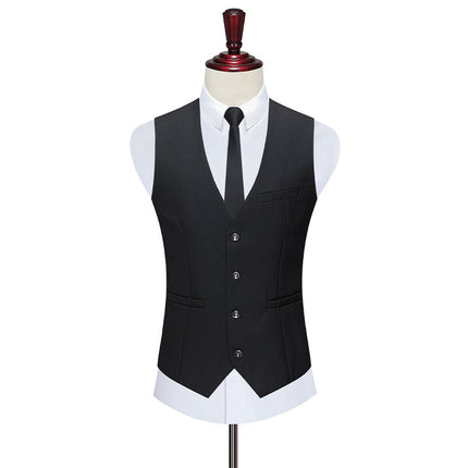 Professional Suit Vest suit KTV Waiter Hotel Unisex Work Clothes Bank Horse Clip Fold Uniform