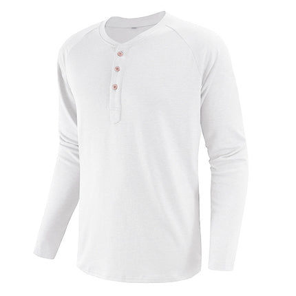 2024 Large Size Men's Long-Sleeved T-Shirt Raglan Sleeve T-Shirt Men's Casual Breathable Versatile Slim Fit Moisture-Wicking