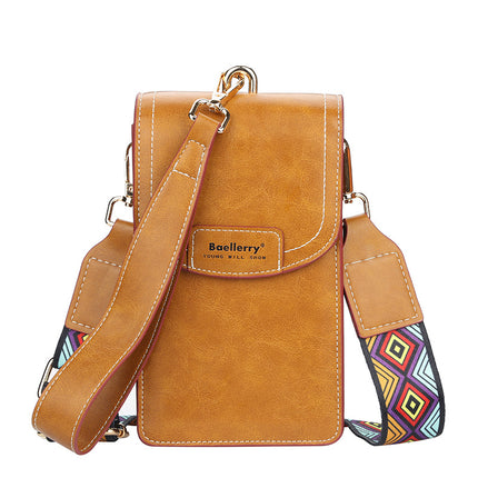 Baellerry New Crossbody Bag for Women K-Style Casual Versatile Large Capacity High-End Crossbody Mobile Phone Bag for Women
