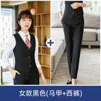 Women's black vest + trousers / S