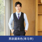 Men's navy blue vest / S