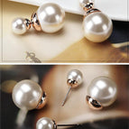 Champagne gold: white beads