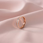 single-row drill rose gold / US Code 4