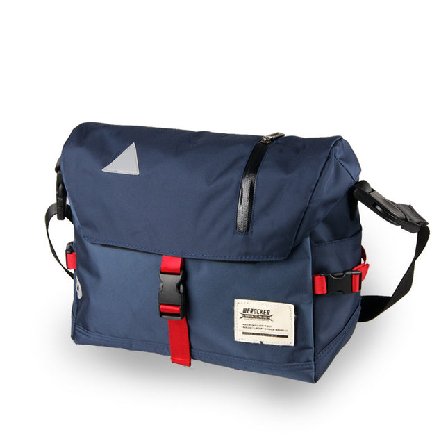 Crossbody Bag Men's Riding Bag Fashionable Dead Flying Bag Casual Shoulder Bag Street Student Schoolbag Messenger Bag Cross-border Hot Sale