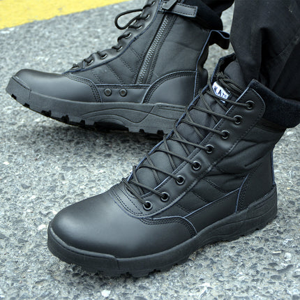 Cross-border source outdoor desert boots high-top tactical boots military fan training boots men's military training shoes combat boots