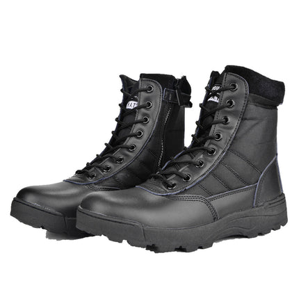 Cross-border source outdoor desert boots high-top tactical boots military fan training boots men's military training shoes combat boots