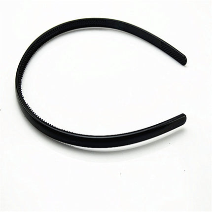 Iron black bottom wave spiral sports head hoop head buckle bath fine hairpin men's and girls universal wash hair hoop wholesale